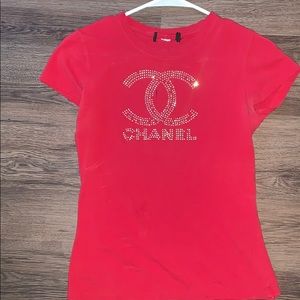 Red Chanel shirt